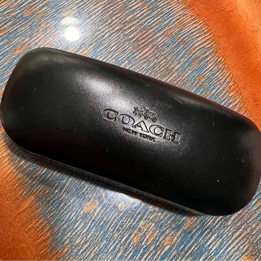 Coach Glasses Frames Satin Brown Dark Tortoise Gold Logo With Case New - Picture 4 of 13